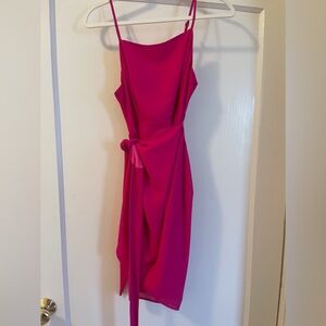 Revolve Superdown Pink Wrap Dress
